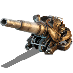 Artillery shell range