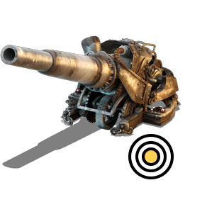 Artillery shell range 1+