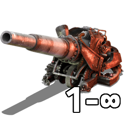 Artillery shell damage 1+