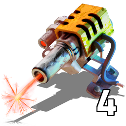 Laser shooting speed 4