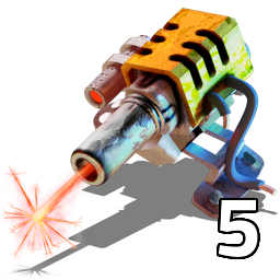 Laser shooting speed 5