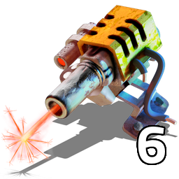 Laser shooting speed 6