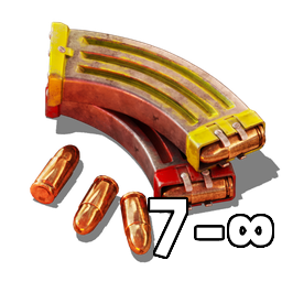 Physical projectile damage 7+