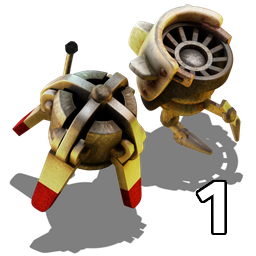 Worker robot cargo size 1