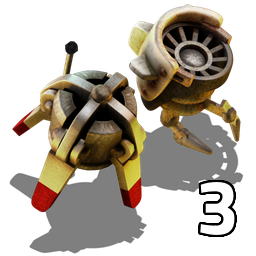 Worker robot cargo size 3